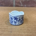 Blue Onion Egg Cup Bavarian Village Bauscher Porcelain Germany — photo 2