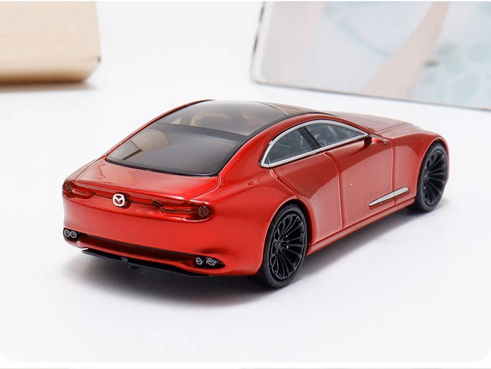 RM масштаб 1/64 Mazda RX-VISION купе концепт красный литая модель автомобиля игрушка подарок - Изображение 4 из 4