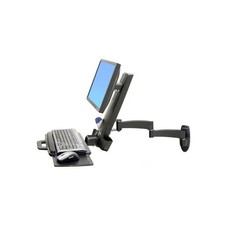 Ergotron 200 Series Combo Arm 61 cm 24" Black Wall