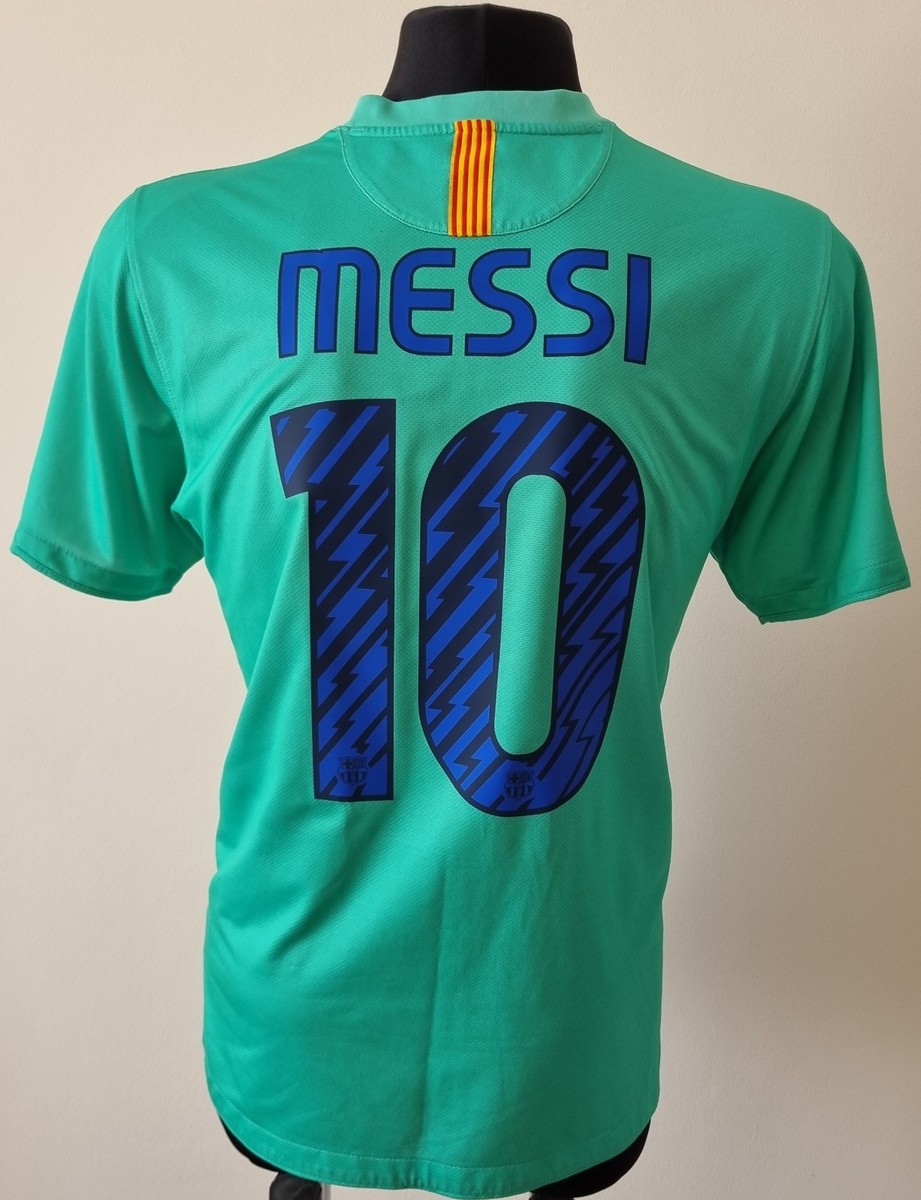 Barcelona 2010 - 2011 Home football Nike shirt #10 Messi size