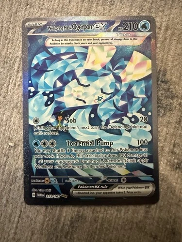Wellspring Mask Ogerpon ex 213/167 Sv06: Twilight Masquerade Holo