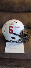 DERRICK HENRY MARK INGRAM DEVONTA SMITH SIGNED ALABAMA LUNAR AUTHENTIC HELMET