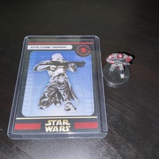 WOTC Star Wars Miniatures Universe Elite Clone Trooper 3/60 with Card