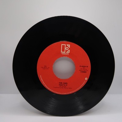 The Cars   Let's Go 7'' Single Record 1979 Elektra New Wave 45 RPM