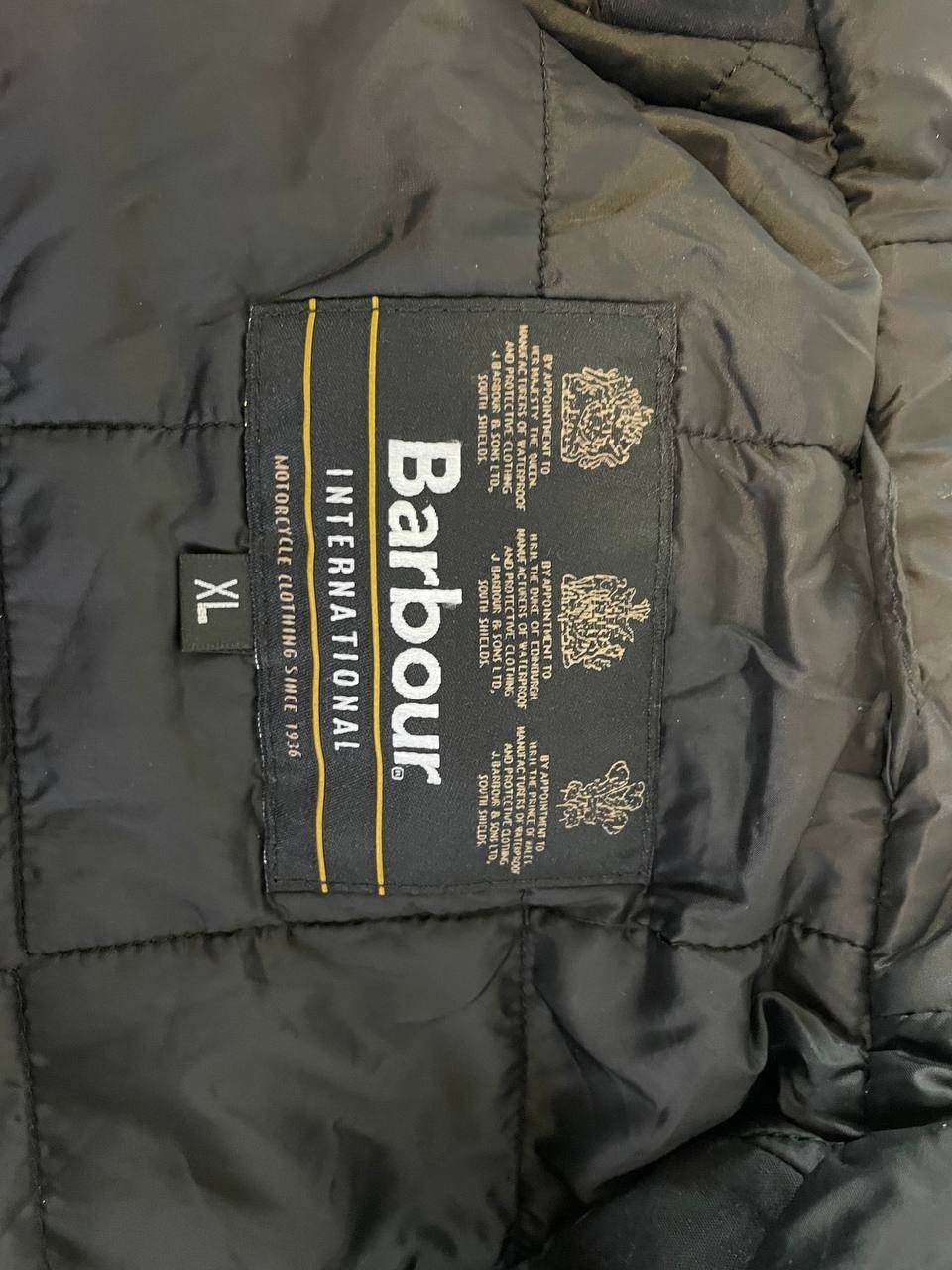 Barbour International Wax Womens Parka Jacket Size XL Long Sleeve Multi-Pockets image 3