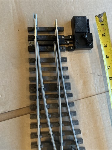 Aristo-Craft Pair Stainless Steel Wide Angle Switches, 10’ Circle, Left & Right - Picture 10 of 11