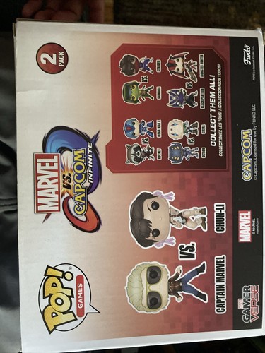 Funko POP! Spiele Marvel vs Capcom Captain Marvel vs Chun-Li 2er Pack Hot Topic - Bild 3 von 5