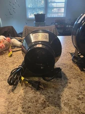 iPower GLFANXINLINELITE4 Air Circulation Vent Blower for Grow Tent - Black