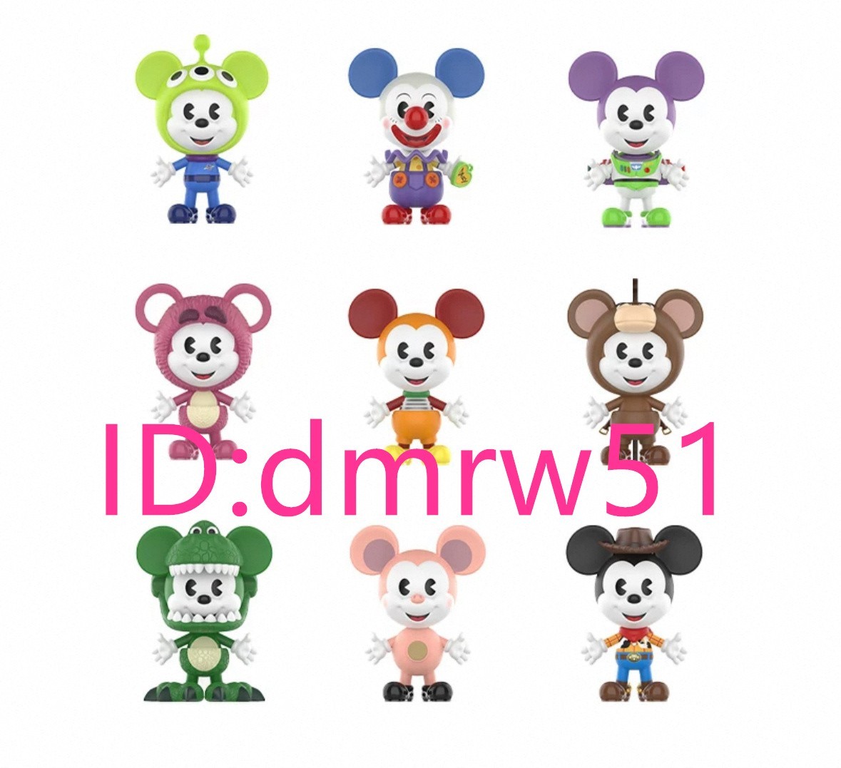 Authentic POP MART Mickey Meets Pixar Confirmed Blind Box Figure