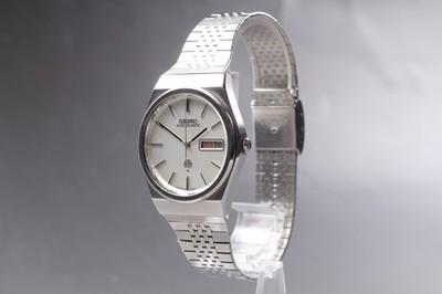 Near MINT] SEIKO King Quartz 9723-8040 Day Date 35mm Men's Watch