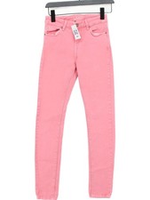 Topshop Women's Jeans W 26 in; L 32 in Pink Cotton with Elastane Skinny