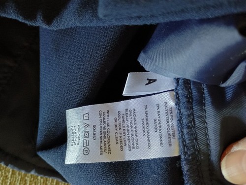 Ann Taylor Dress Business Pants Women's Size 10 Dark Blue Flat Front & Pockets - Picture 6 of 8
