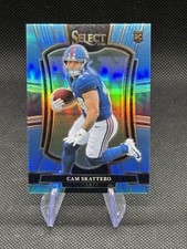 2025 Panini Select Cam Skattebo Premier Level Light Blue /99 Giants Color Match