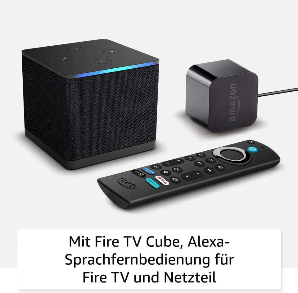 Amazon Fire TV Cube 4k 3. Generation mit Alexa-Sprachfernbedienung - Bild 2 von 3
