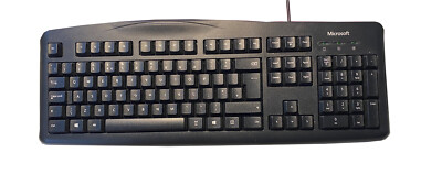 Microsoft Wired Keyboard 200 Tastatur englisch QWERTY mit USB-Anschluss