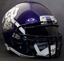 *CUSTOM* TCU HORNED FROGS NCAA Schutt XP Authentic GAMEDAY Football Helmet