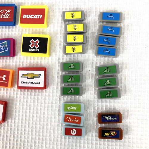 Monopoly Empire Game Board & Replacement Pieces VGUC eBay Xbox Under Armour Coke - Picture 6 of 6