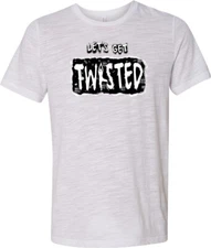Yoga T-shirt Lets Get Twisted Burnout Tee