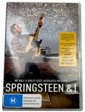 Bruce Springsteen Mr Wolf & Ridley Scott Present Springsteen & I DVD 2013 R0