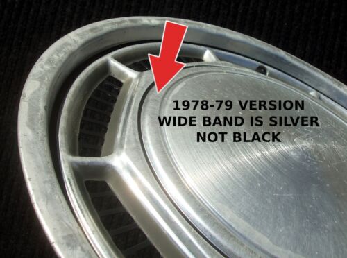 One Genuine Ford Fairmont 14" Aluminum Hubcap Wheel Cover 1978 1979 OEM - Picture 2 of 11