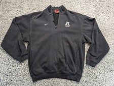 Vintage Utah State Aggies Sweatshirt Adult Small Black Embroidered Softball Zip