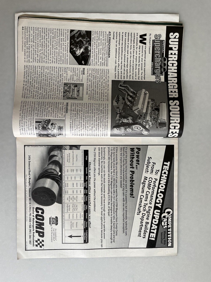 雑誌 Lot 2 CHEVY High Performance Magazine 1996 ENGINE Bilder
