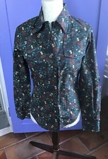 ROWLANDS  « CHEMISE COUNTRY WESTERN »TAILLE 2 FLEURIE 