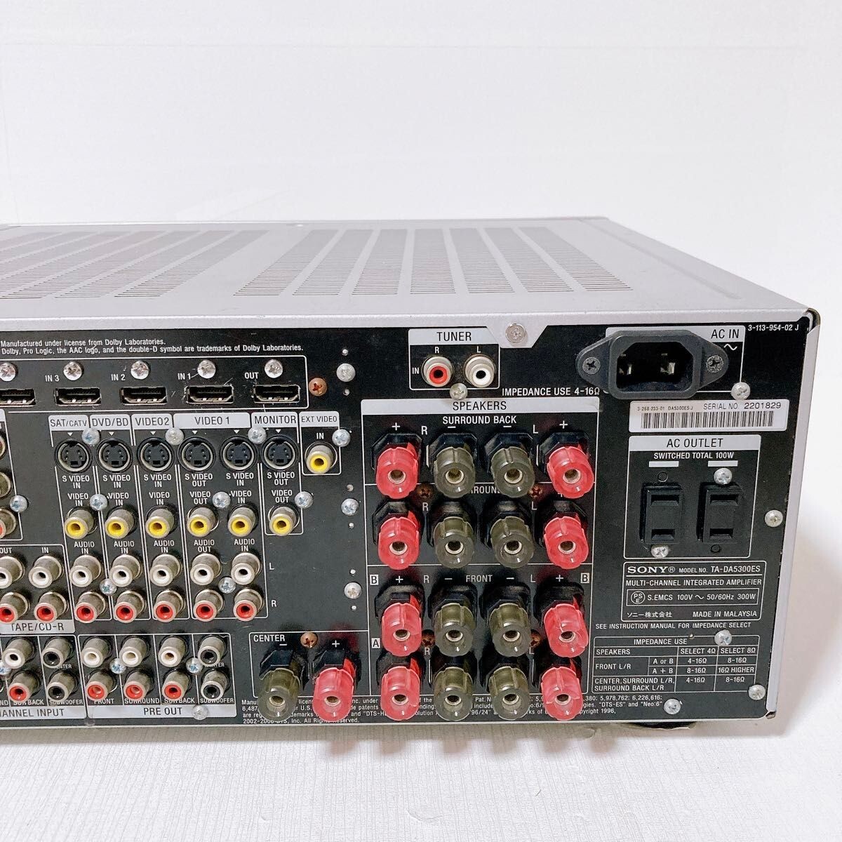 SONY AVアンプ DA5300ES TESTED: Sony STR-DA5300ES AV Receiver and BDP-S2000ES Blu