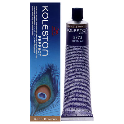 Koleston Perfect Creme Haircolor, 9-73 Brunette Gold Blonde by Wella Unisex 2 oz