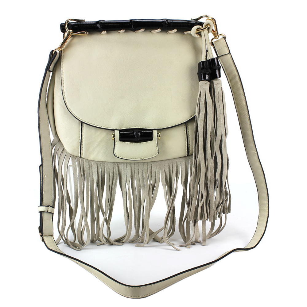 Messenger Bag w/ Genuine Leather Fringes BG-A43810 | eBay