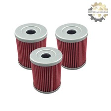 3-Pack Oil Filters  for Suzuki LTF4WD LT-F4WD Quadrunner 1997 1998 