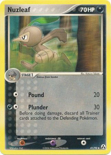 Pokemon Card - Legend Maker 41/92 - NUZLEAF (uncommon) - NM