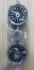 USA SELLER - Tamiya Grey 18 Spoke 26mm Touring Car Wheels (x4) - HPI/Traxxas Etc