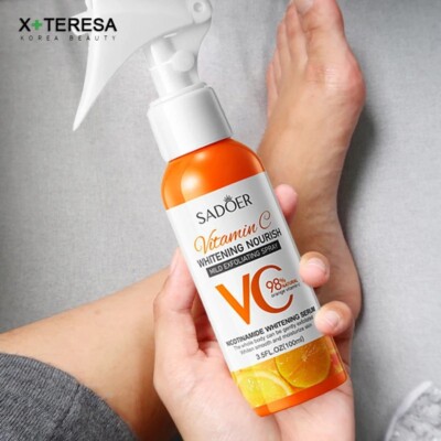 Gesicht Körper Peeling Spray natürliche Vitamin C Essenz Gesichtspeeling Hände tot