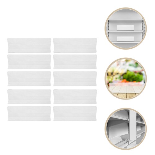 10 Pcs Shelf Divider Dividers for Shelves Clear Closet Organization