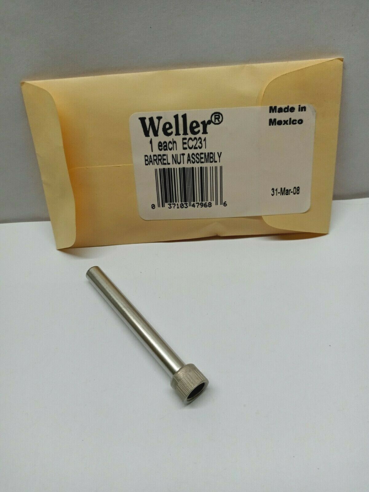 Weller EC231 Barrel Nut Assembly for EC3000/EC4000/EC1301 Series Tips