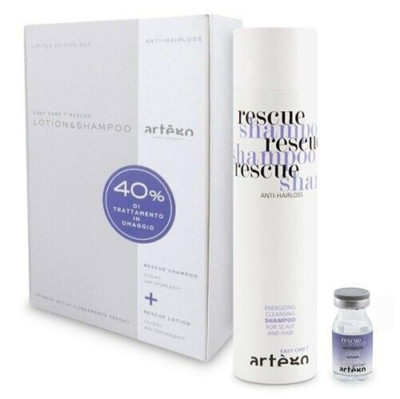 Artego Kit Rescue Lotion + Sampoo 250ml Anti Hair Loss Growth Booster Volumizer