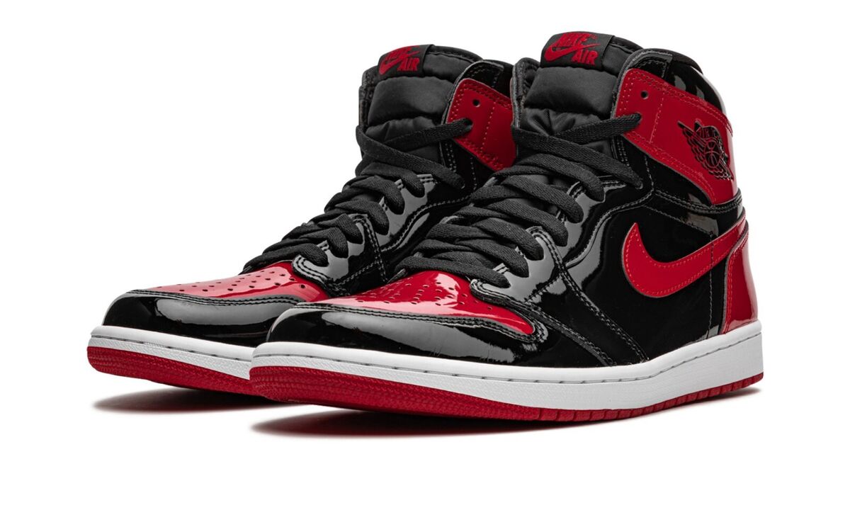 Jordan 1 Retro High OG Patent Bred (Sizes 8.5, 9.5, 10, 10.5, 11) SHIPS  TODAY