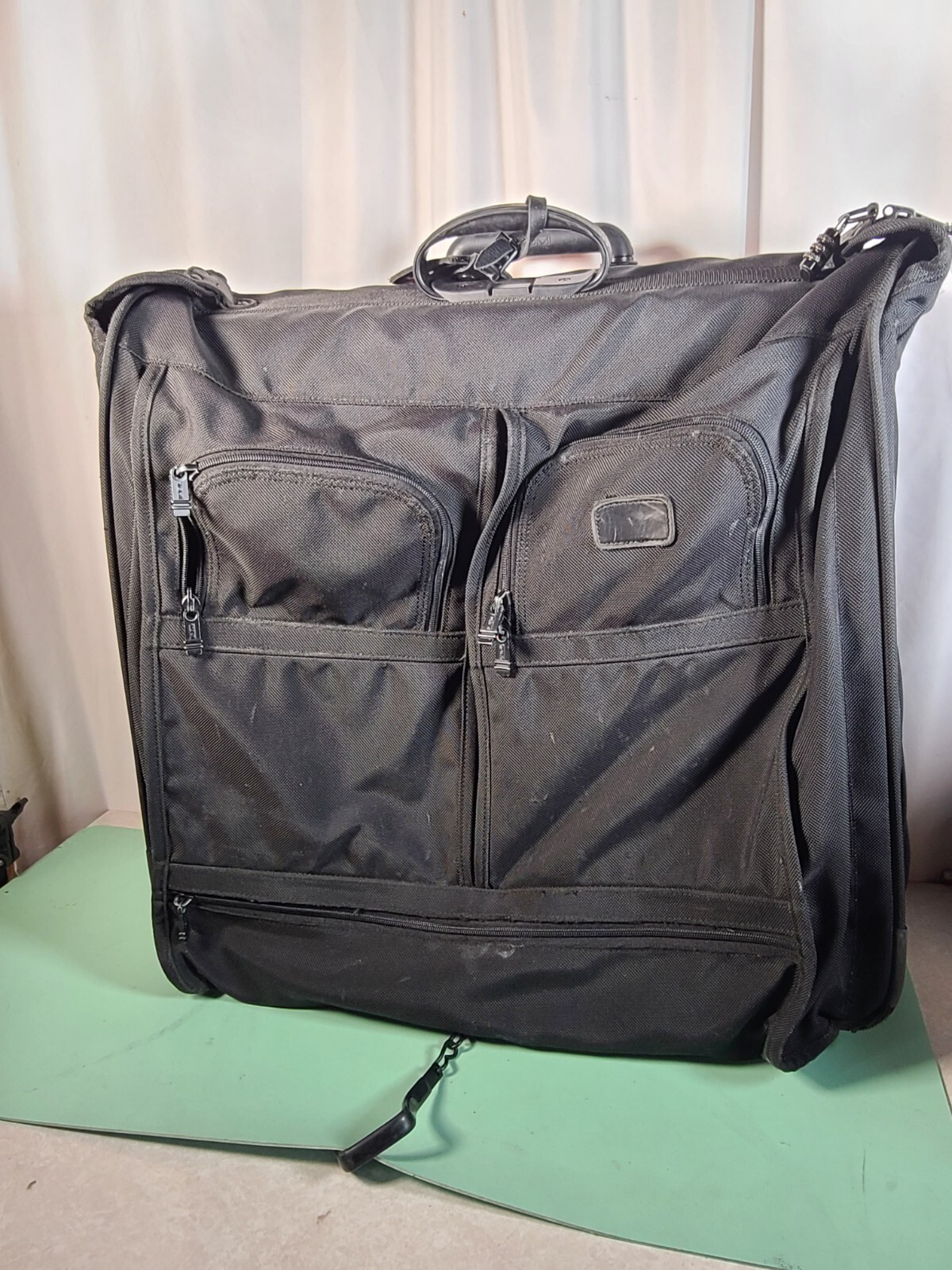 Tumi 2233D3 Two Wheel Rolling Black Nylon Garment Bag Luggage 24x23x12