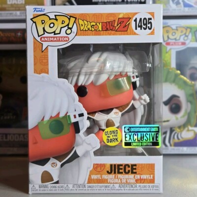 Funko Pop! DBZ- Jiece (GITD) EE Exclusive #1495 And Pop Protector 