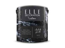 ELLE DECORATION 2,5 Liter No.189 Absolute Granite Wandfarbe Matt by Crown B-WARE