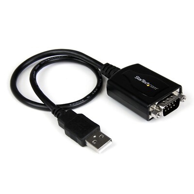 StarTech ICUSB232PRO 1 ft USB to RS232 Serial DB9 Adapter Cable w/ COM Retention