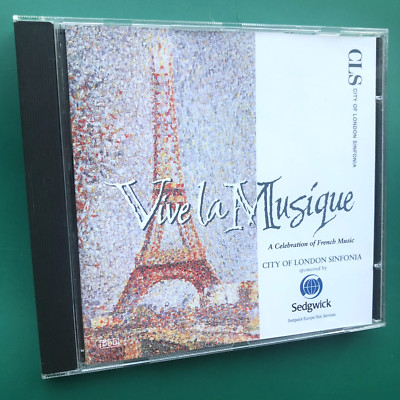 City Of London Sinfonia VIVE LA MUSIQUE Classical CD Barbican Sedgwick PROMO NM