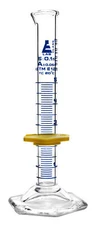 Eisco Labs 5ml Graduated Cylinder with Protective Collar, ASTM, Class A