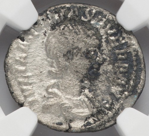 Aquilia Severa 220-222 AD Roman Empire Wife Of Elagabalus NGC, EXTREMELY SCARCE!