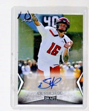 2018 Leaf Draft #BA-NS1 Nic Shimonek AUTO Texas Tech Red Raiders
