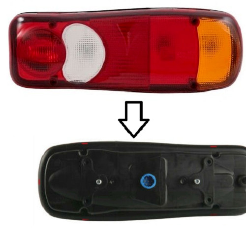 Lampe feu arrière droite pour Renault Mascott - Bloc optique d'origine