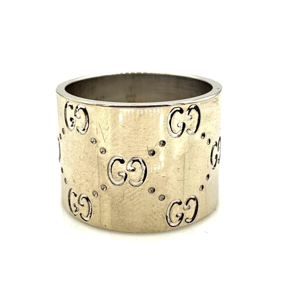 GUCCI Icon Bague or 18 carats 13,62 g Monogramme GG