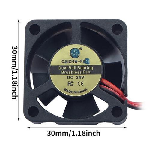 For Flashforge Adventurer 5M Pro 3010 Fan 24v Fast Heat Dissipation For 5M Pro - Afbeelding 2 van 7