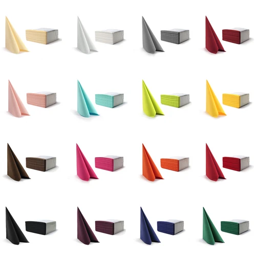 Airlaid Servietten einfarbig 40x40 cm Stoffähnlich Stoffoptik 23 FARBEN Hochzeit - Bild 52 von 136